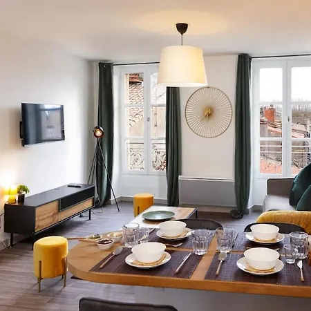 شقة N3 Des Etudes Duplex Hypercentre Wifi Conciergeriedamecarcas