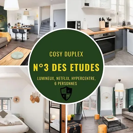 N3 Des études Duplex Hypercentre Wifi Conciergeriedamecarcas