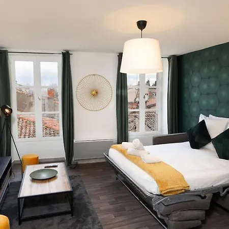 Apartmán N3 Des Etudes Duplex Hypercentre Wifi Conciergeriedamecarcas *